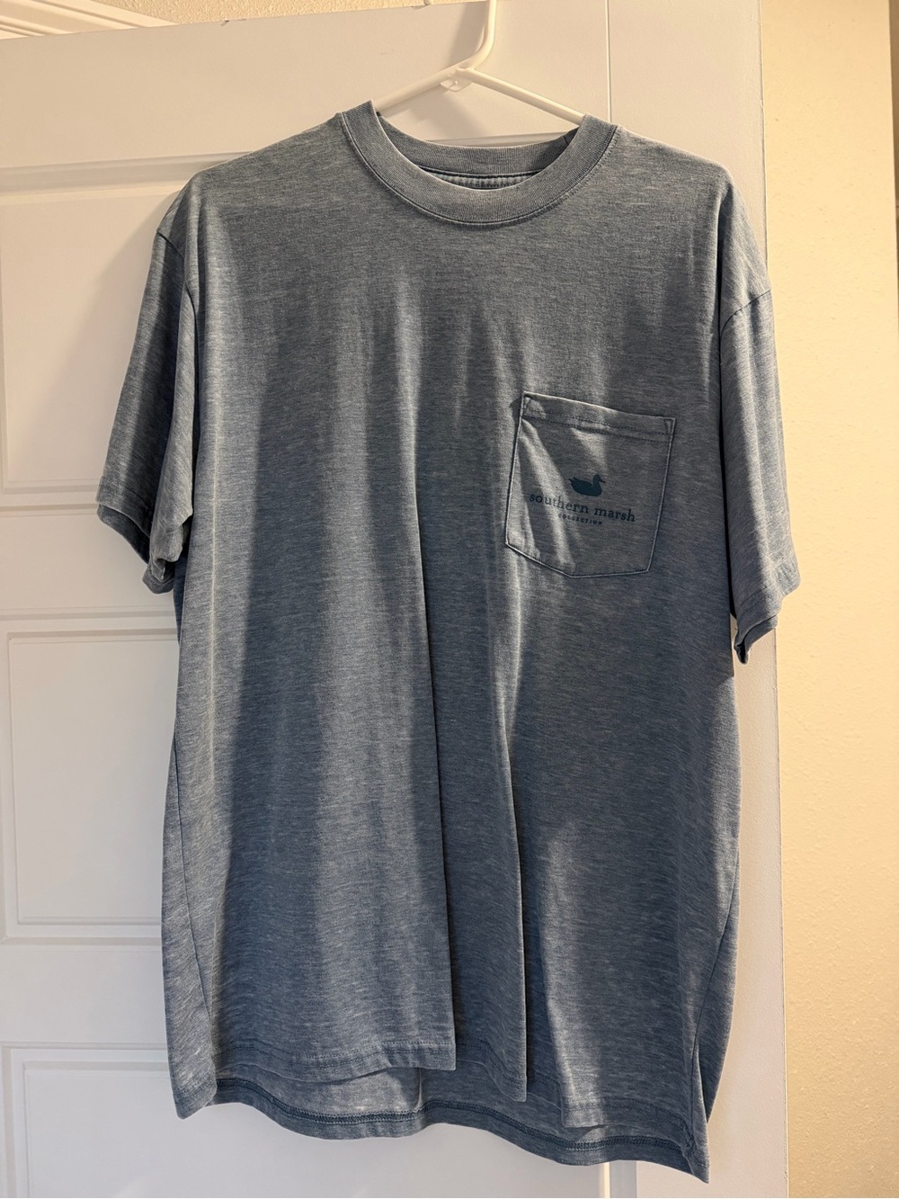 Southern Marsh Preserve the Tradition Pocket T-Shirt dusty blue